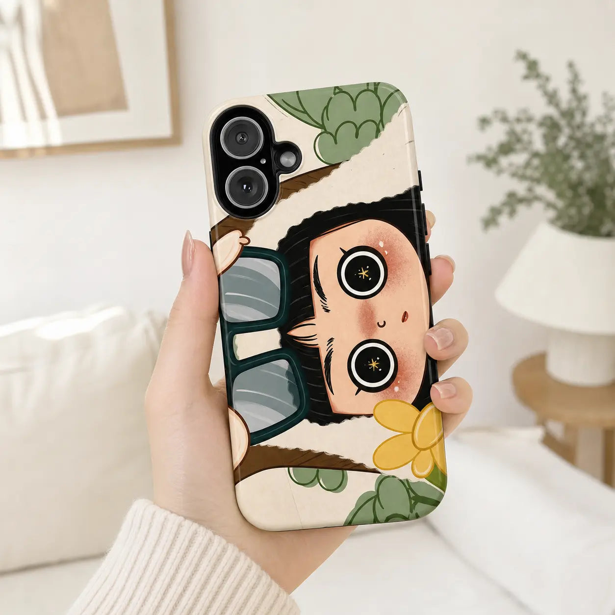 BIG EYES COMIC GIRL PHONE CASE QT20 mimocase