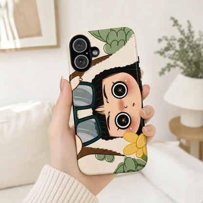BIG EYES COMIC GIRL PHONE CASE QT20 mimocase