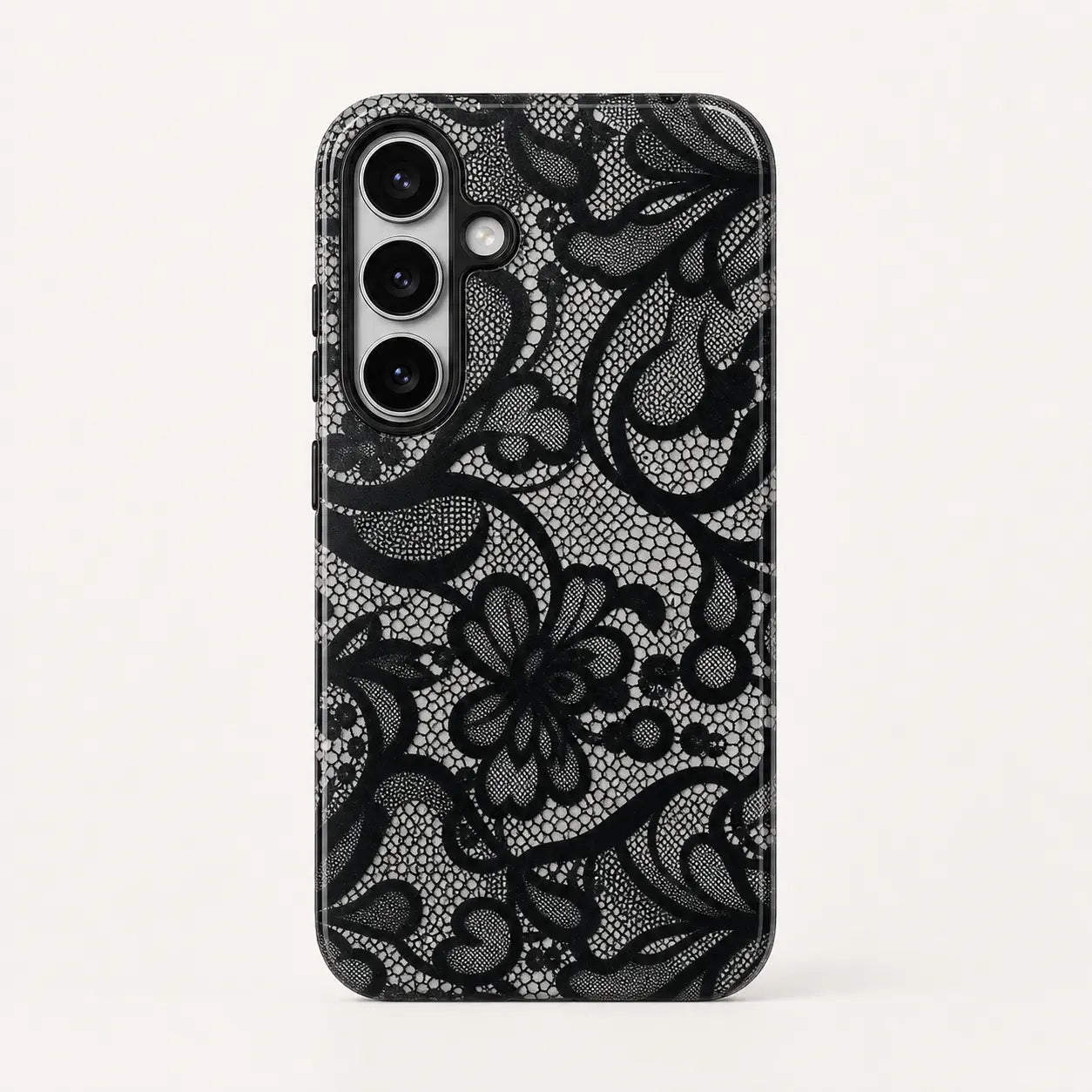 Black Lace Vintage Pattern Phone Case mimocase