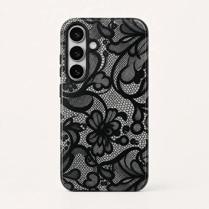 Black Lace Vintage Pattern Phone Case mimocase