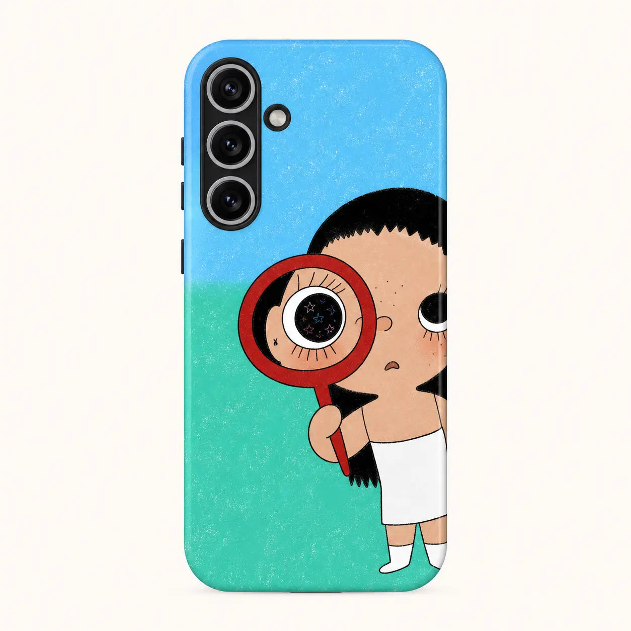 BIG EYES COMIC GIRL PHONE CASE QT36 mimocase