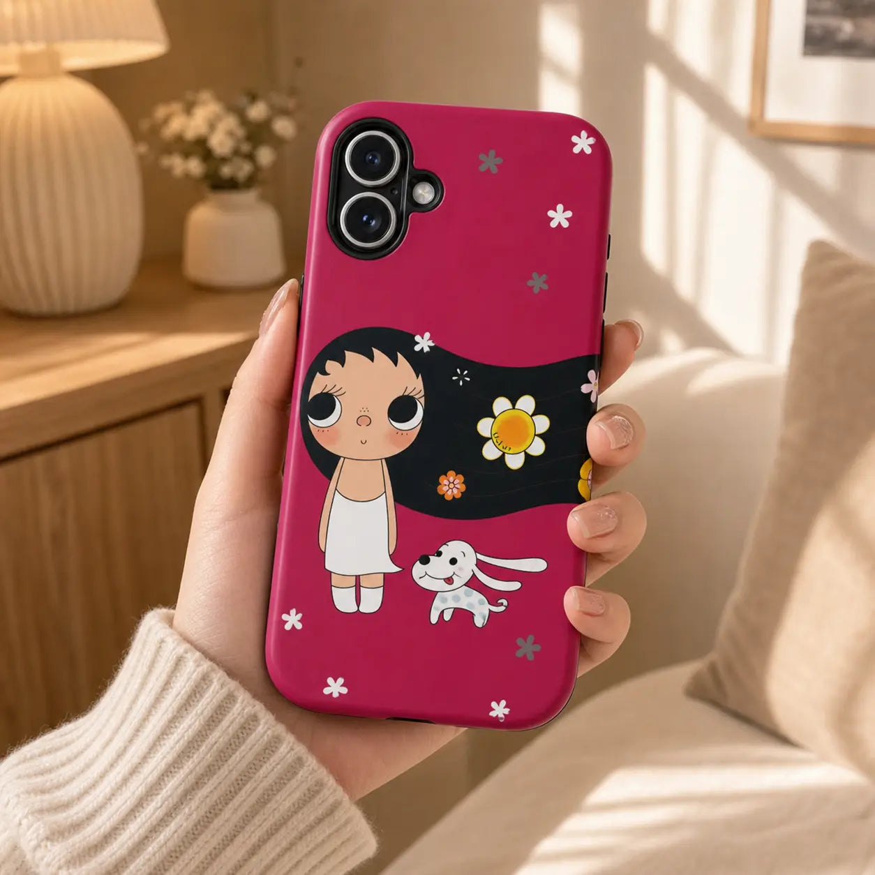 BIG EYES COMIC GIRL PHONE CASE QT35 mimocase