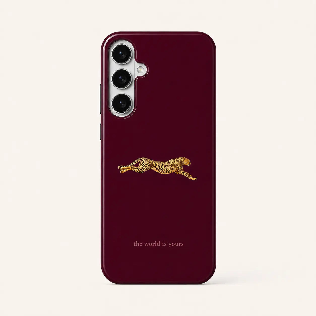 The World Is Yours (Burgundy) Phone Case mimocase