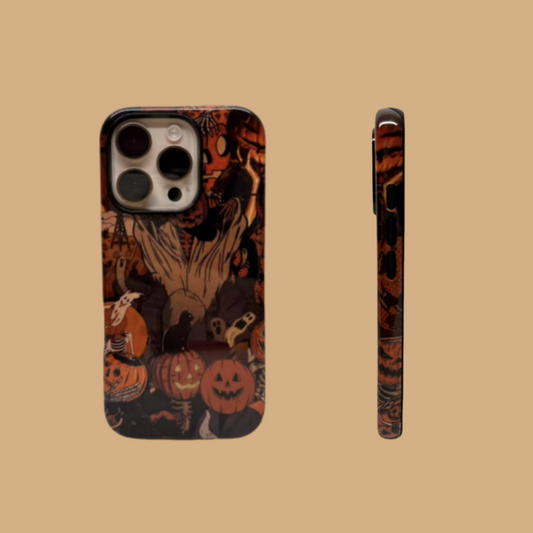 CAT ON PUMPKIN PHONE CASE