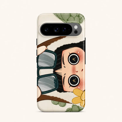 BIG EYES COMIC GIRL PHONE CASE QT20 mimocase