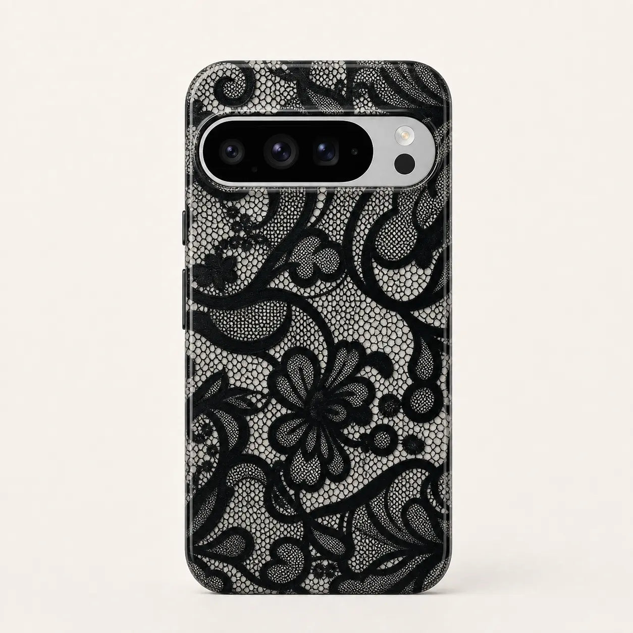 Black Lace Vintage Pattern Phone Case mimocase