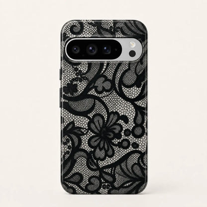 Black Lace Vintage Pattern Phone Case mimocase