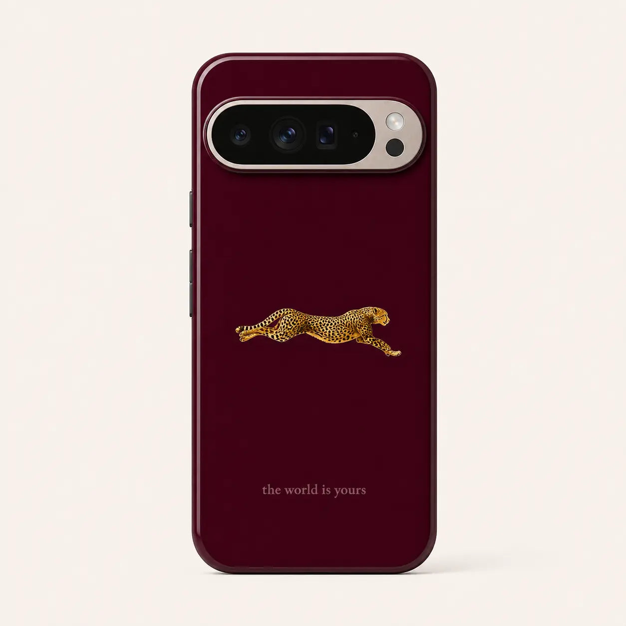 The World Is Yours (Burgundy) Phone Case mimocase