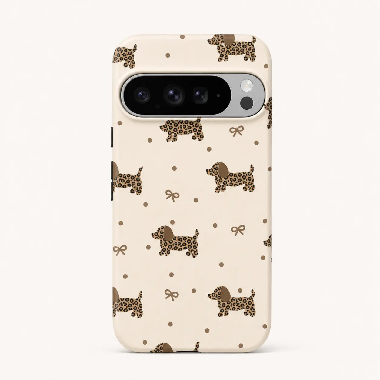 Leopard-Print Dachshund Phone Case mimocase
