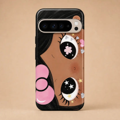 BIG EYES COMIC GIRL Handyhülle QT30 MIMOCASE