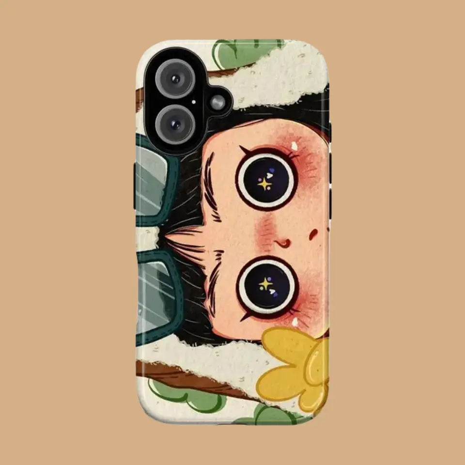 BIG EYES COMIC GIRL PHONE CASE QT20 mimocase