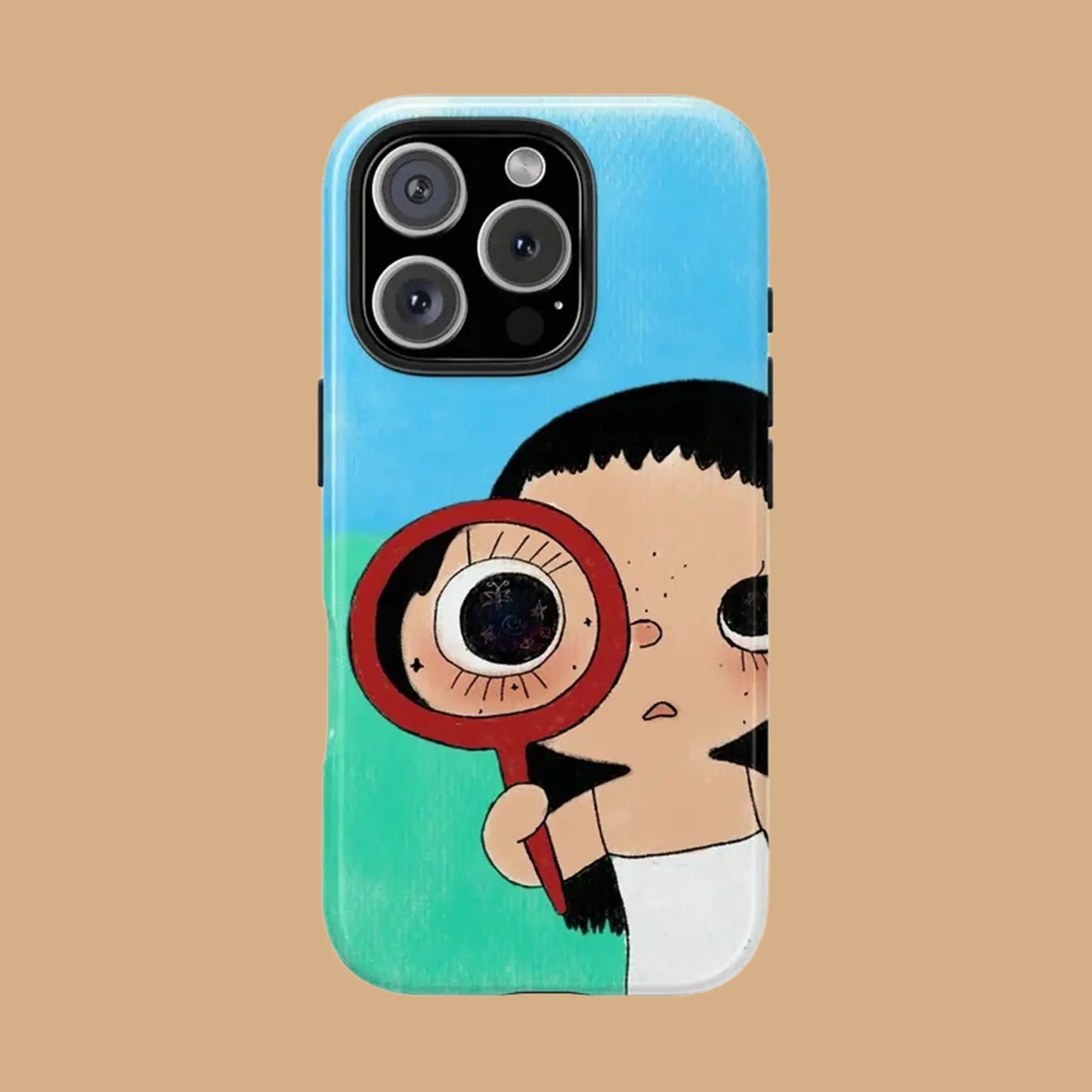 BIG EYES COMIC GIRL PHONE CASE QT36 mimocase