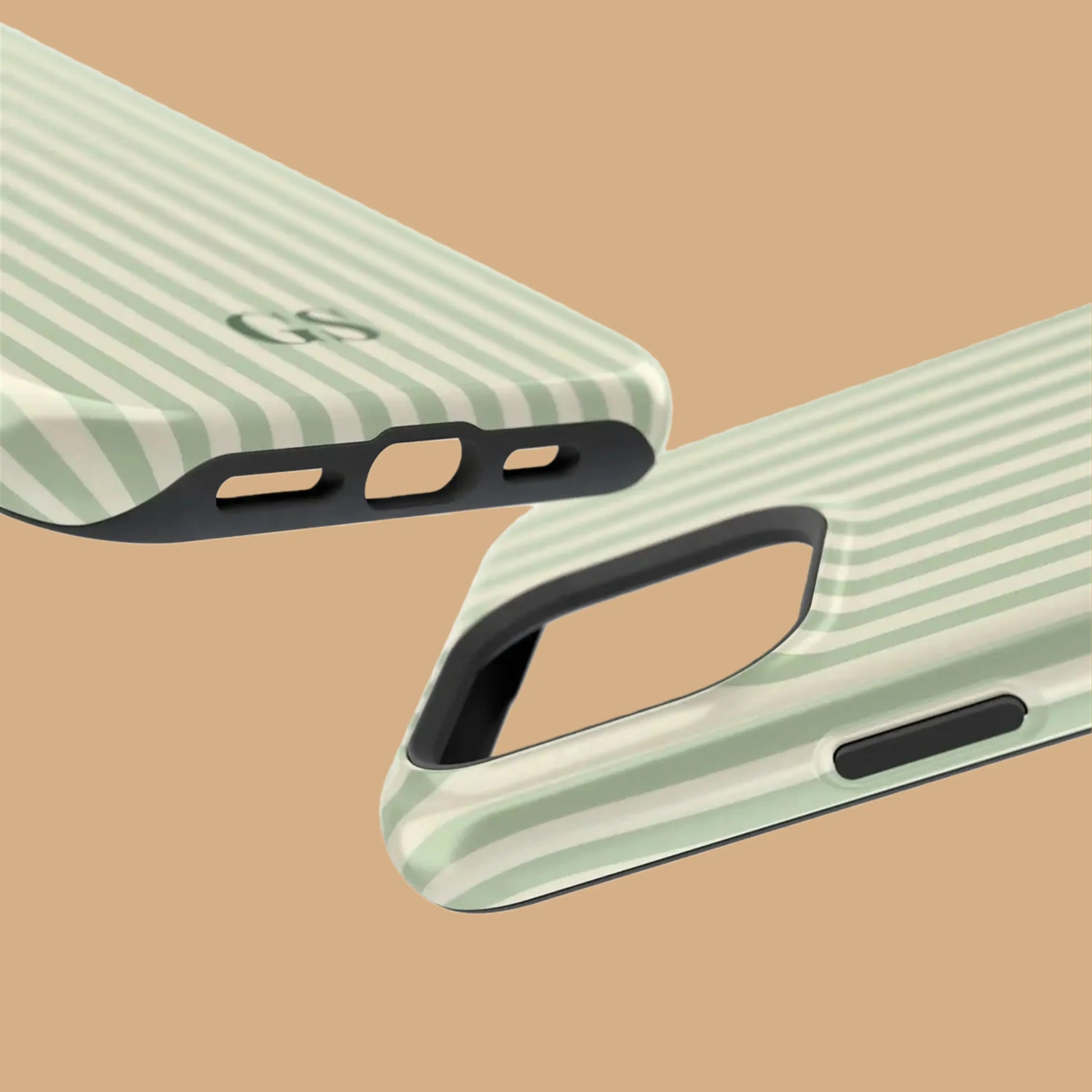 GREEN STRIPE PHONE CASE mimocase