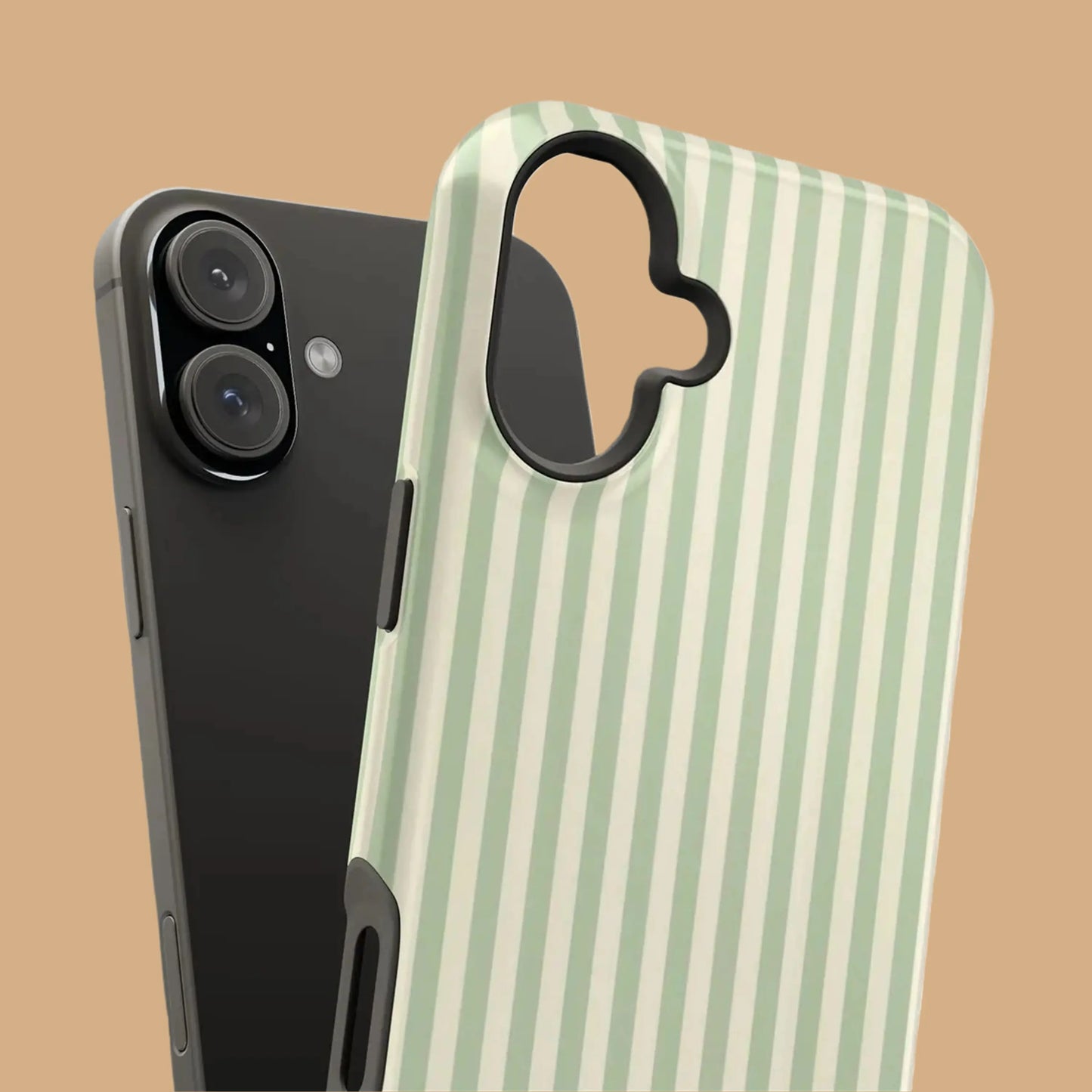 GREEN STRIPE PHONE CASE mimocase
