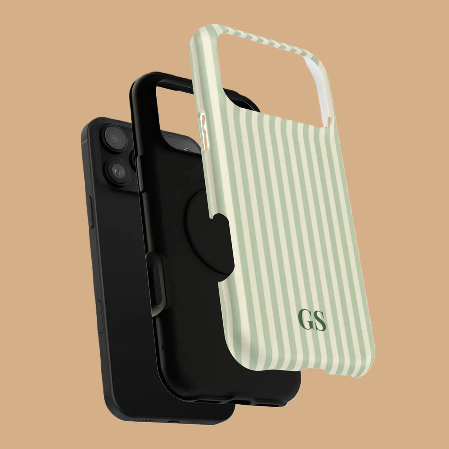 GREEN STRIPE PHONE CASE mimocase