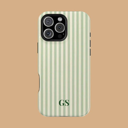 GREEN STRIPE PHONE CASE mimocase
