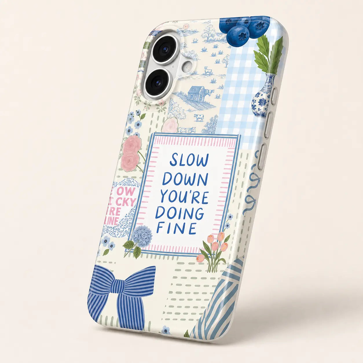Slow Down You're Doing Fine Phone Case mimocase