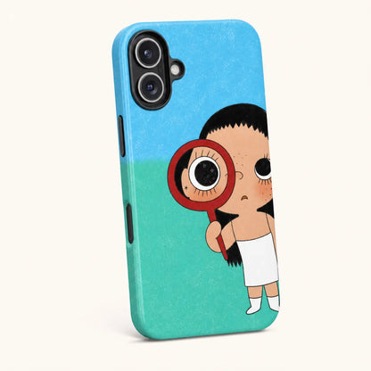 BIG EYES COMIC GIRL PHONE CASE QT36 mimocase