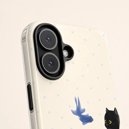 Stargazing Black Cat Phone Case mimocase