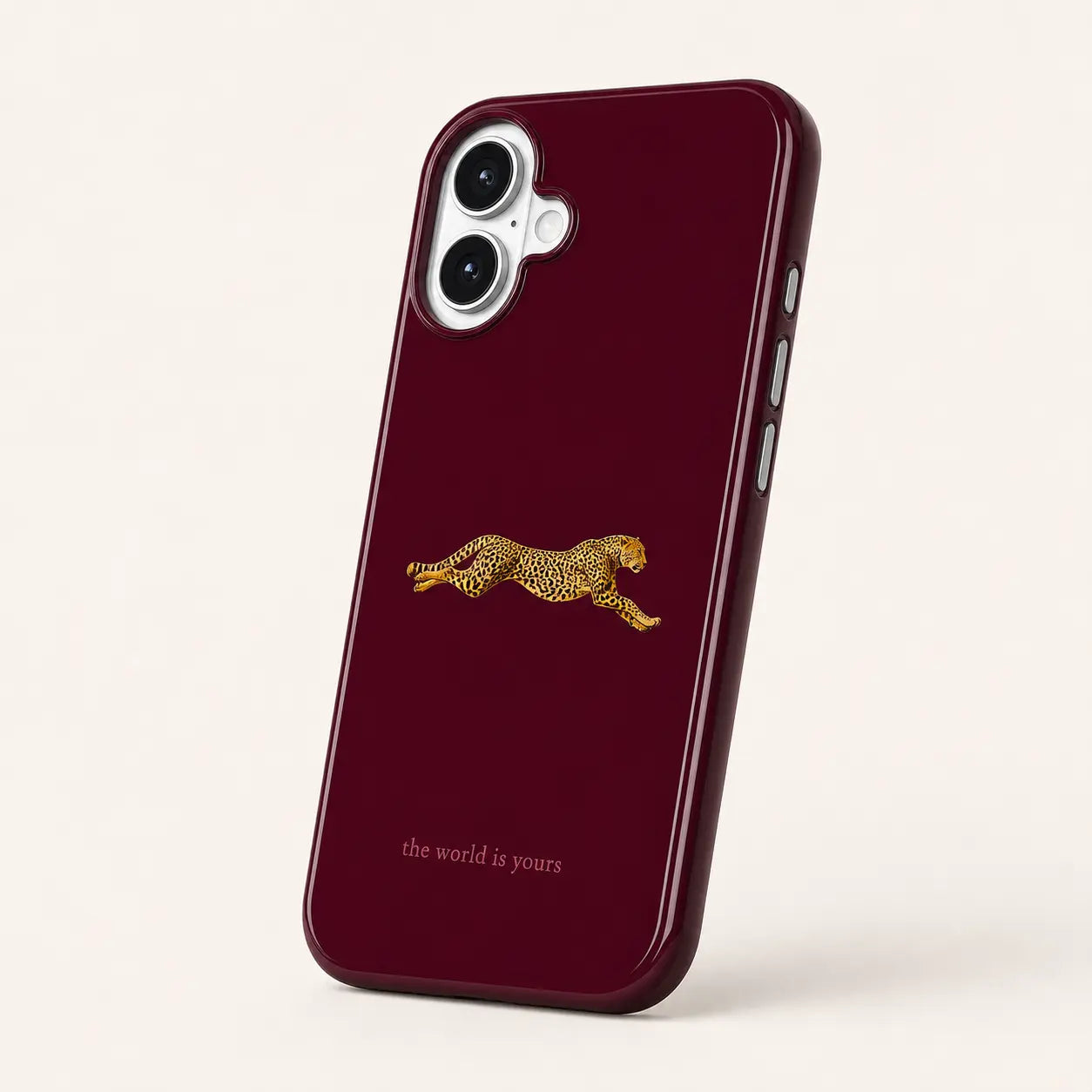 The World Is Yours (Burgundy) Phone Case mimocase