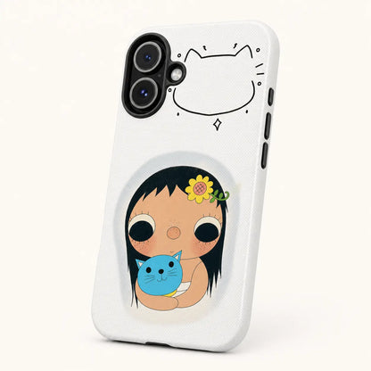 BIG EYES COMIC GIRL PHONE CASE QT42 mimocase