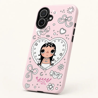 BIG EYES COMIC GIRL PHONE CASE QT41 mimocase