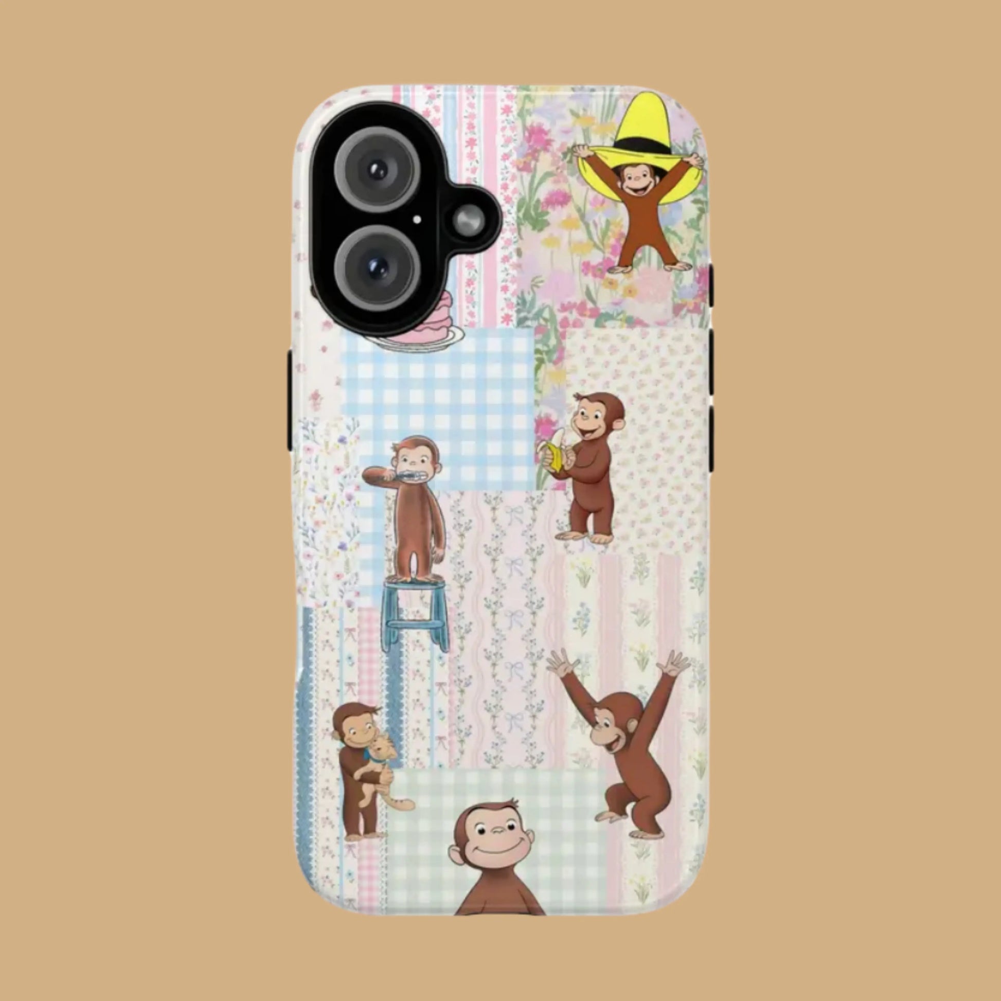 CUTE CARTOON MONKEY TOUGH PHONE CASE mimocase