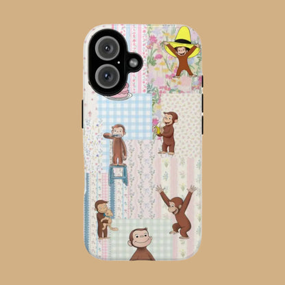 CUTE CARTOON MONKEY TOUGH funda para móvil MIMOCASE