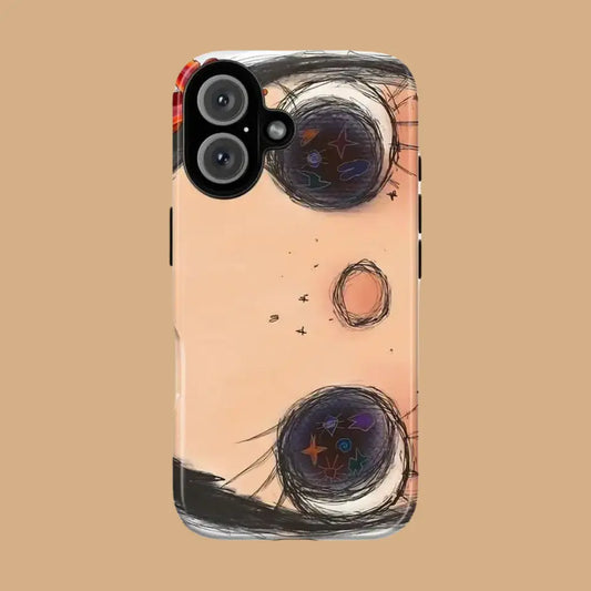 BIG EYES COMIC GIRL PHONE CASE QT21 mimocase