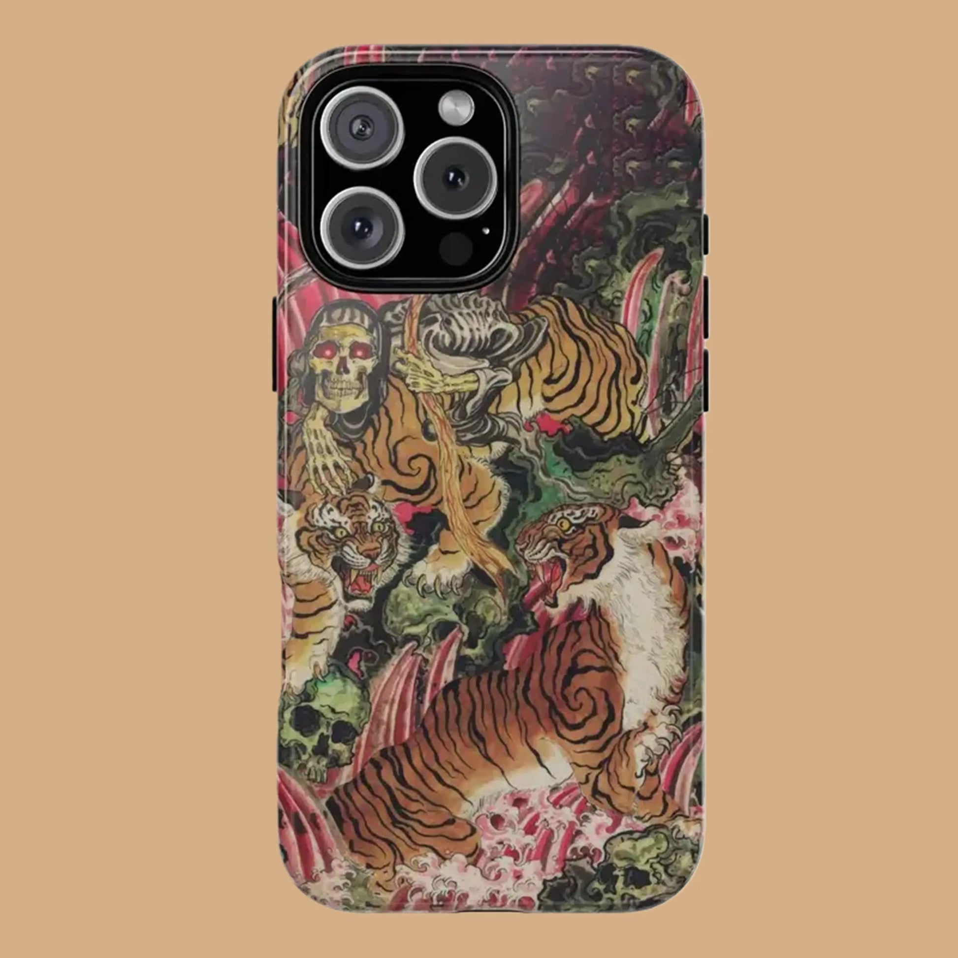 VINTAGE ASIAN TIGER PHONE CASE VINTAGE ASIAN TIGER PHONE CASE