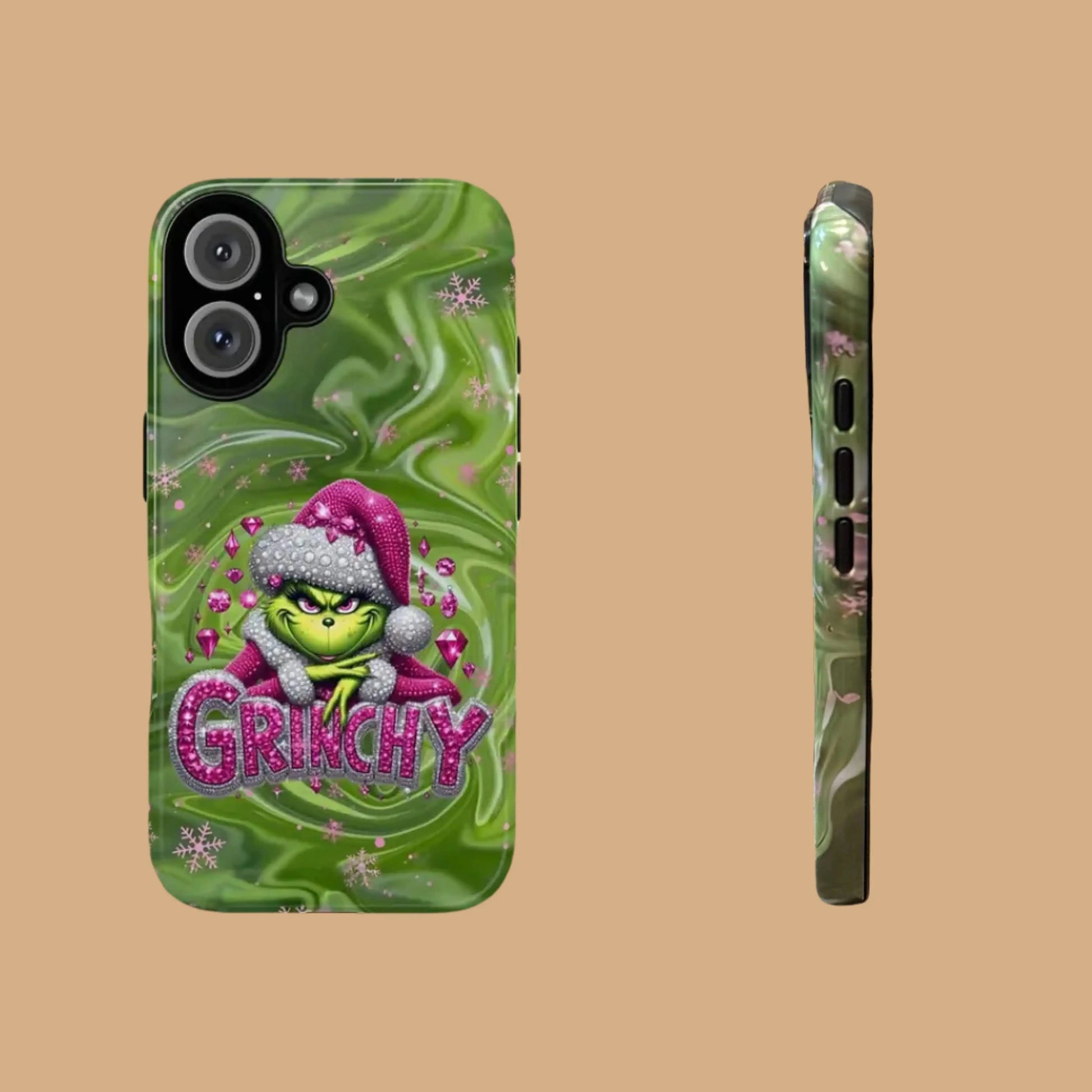 PINK GRINCH PHONE CASE mimocase