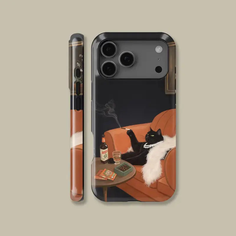 BLACK CAT TAVERN PHONE CASE mimocase