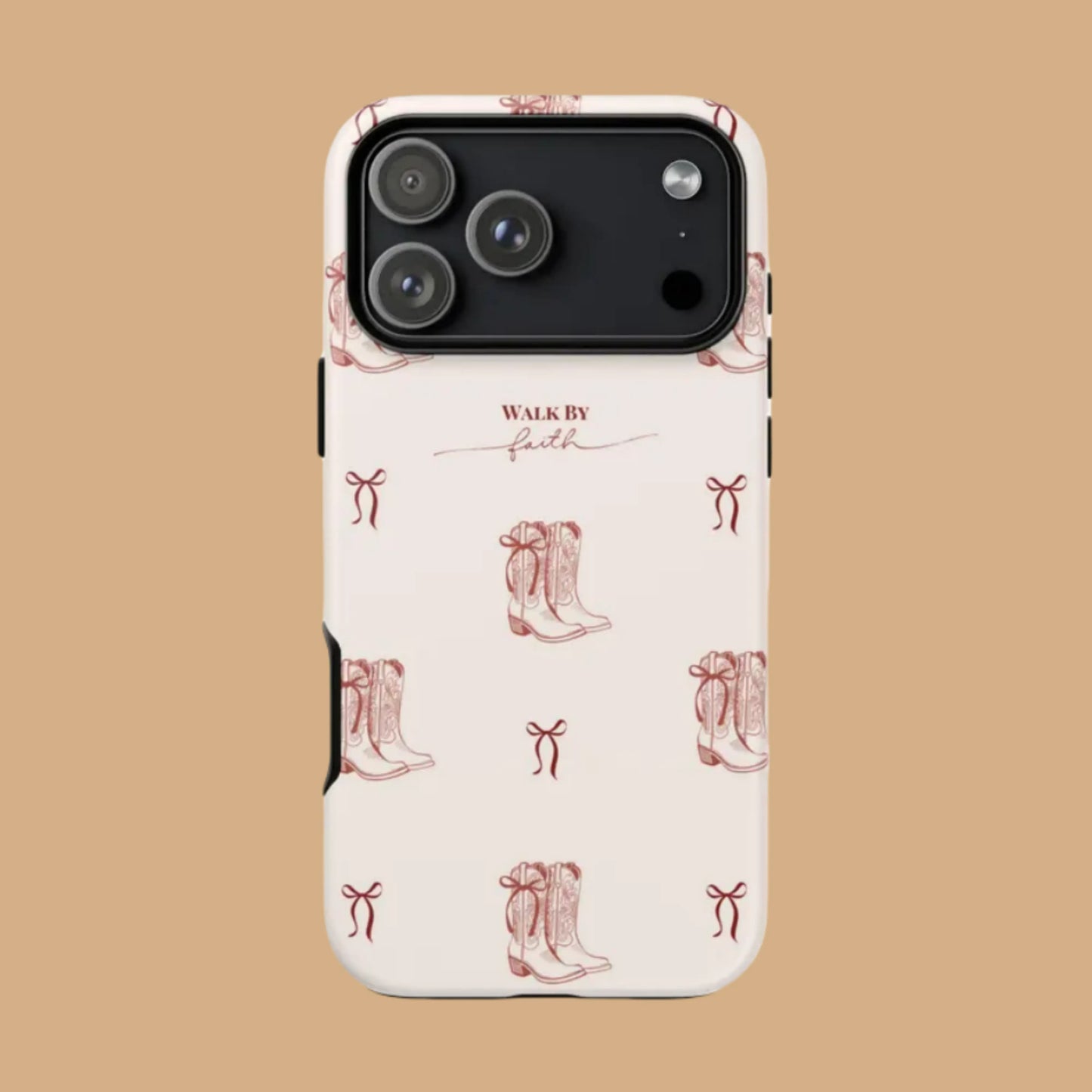 WALK BY FAITH WESTERN BOOTS PHONE CASE mimocase