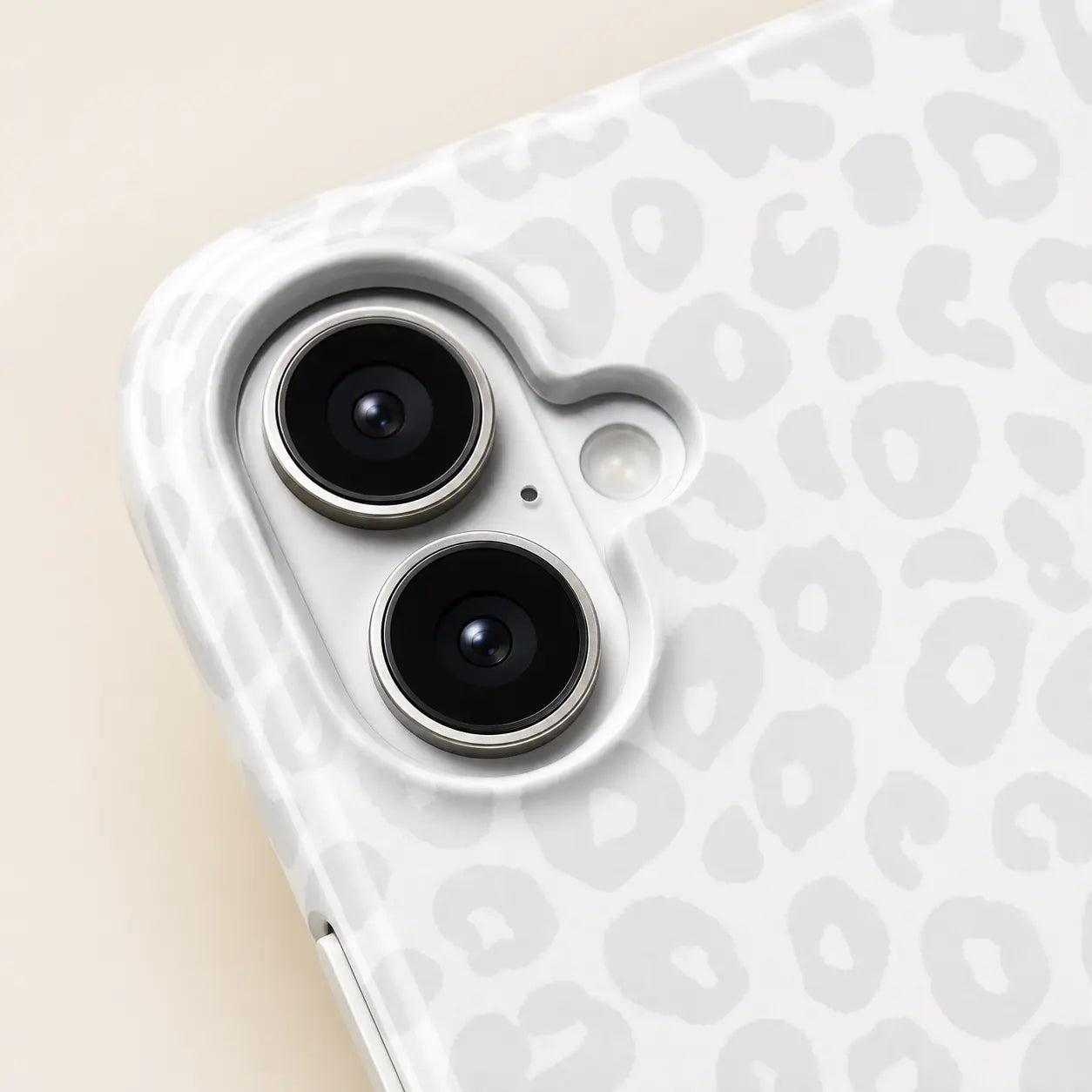 White Snow Leopard Phone Case mimocase