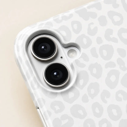 White Snow Leopard Phone Case mimocase