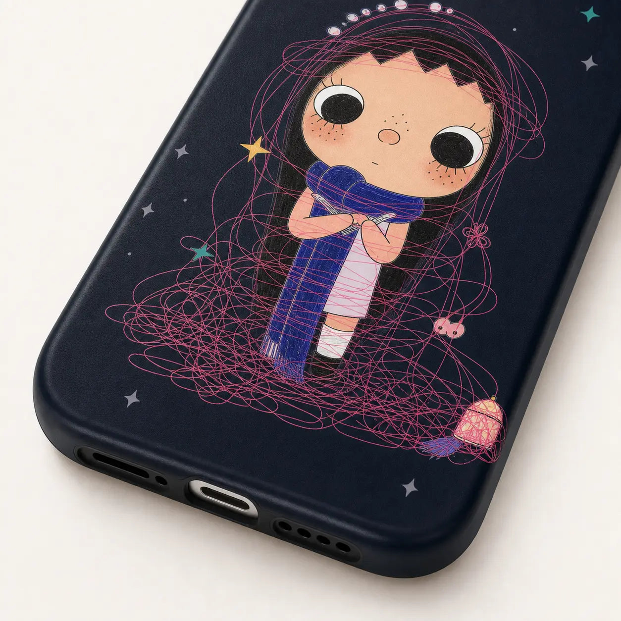 BIG EYES COMIC GIRL PHONE CASE QT39 mimocase