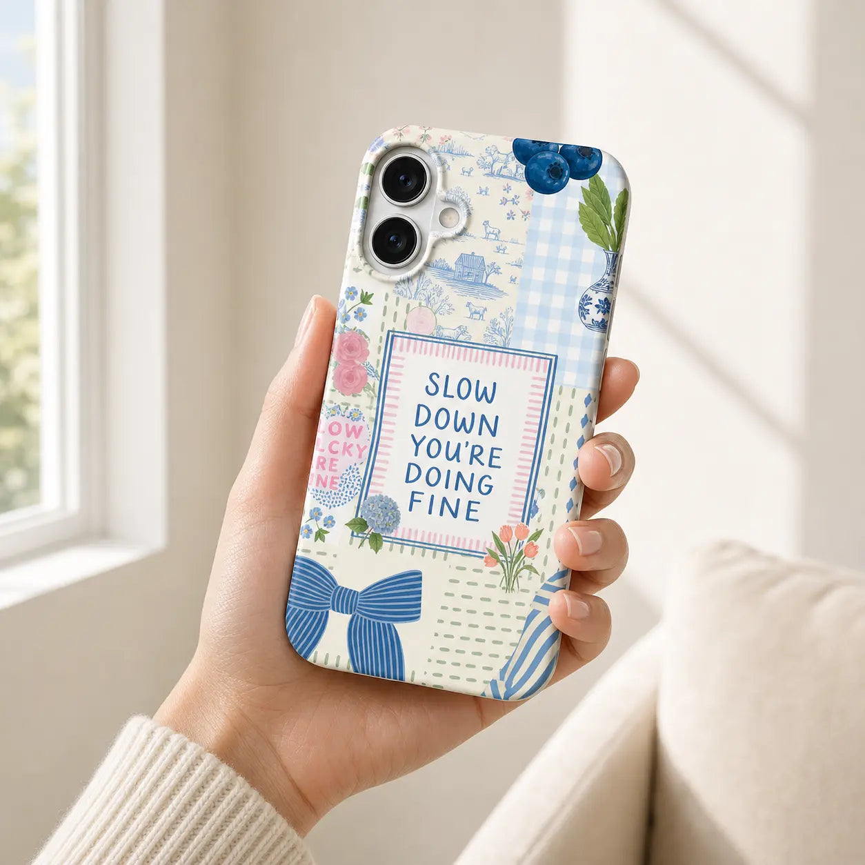 Slow Down You're Doing Fine Phone Case mimocase