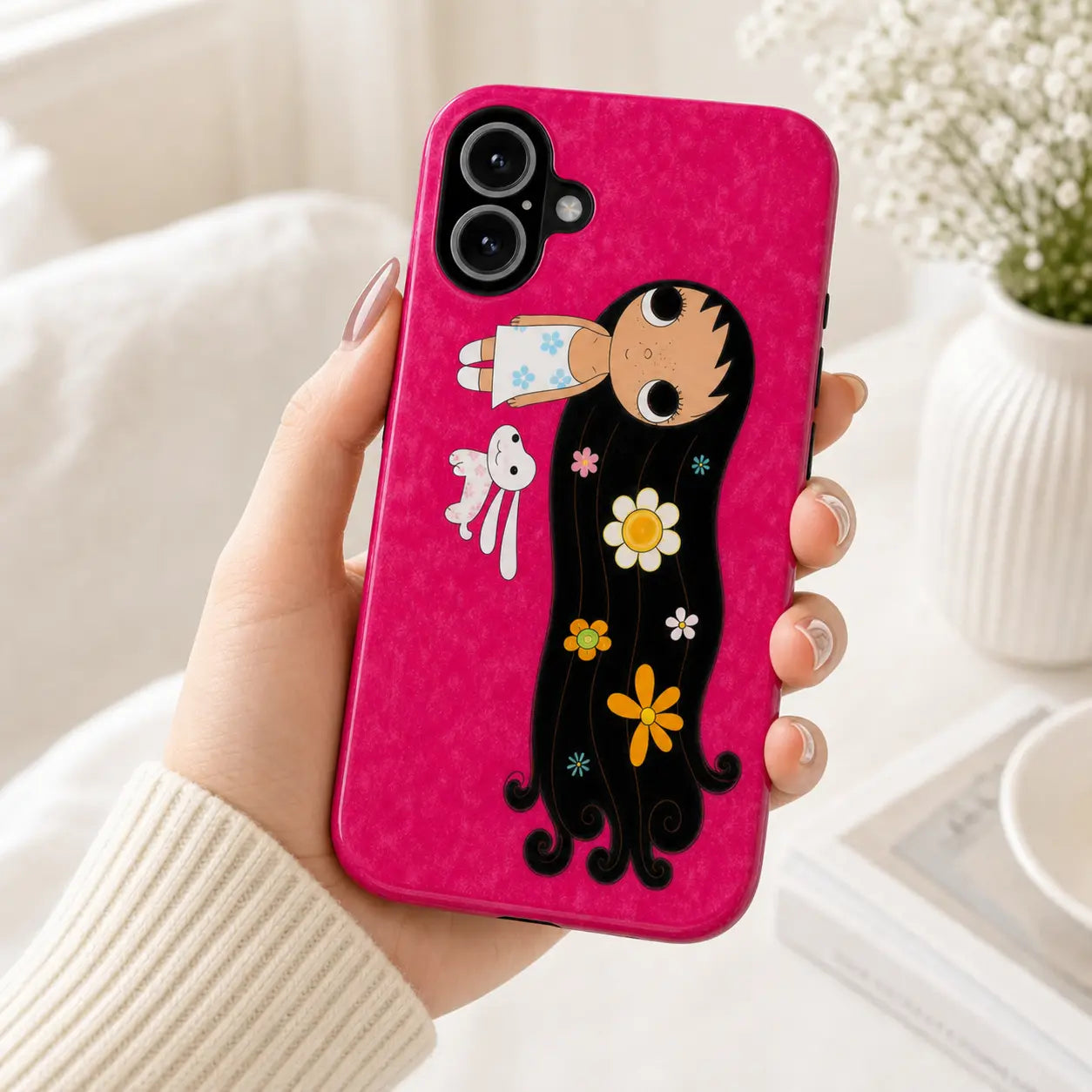 BIG EYES COMIC GIRL PHONE CASE QT34 mimocase