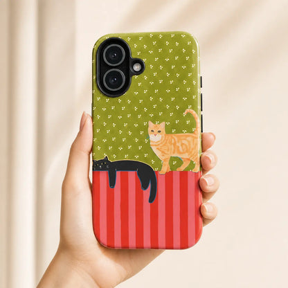 Lazy Cats Garden Phone Case mimocase