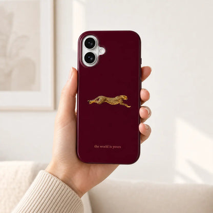 The World Is Yours (Burgundy) Handyhülle MIMOCASE