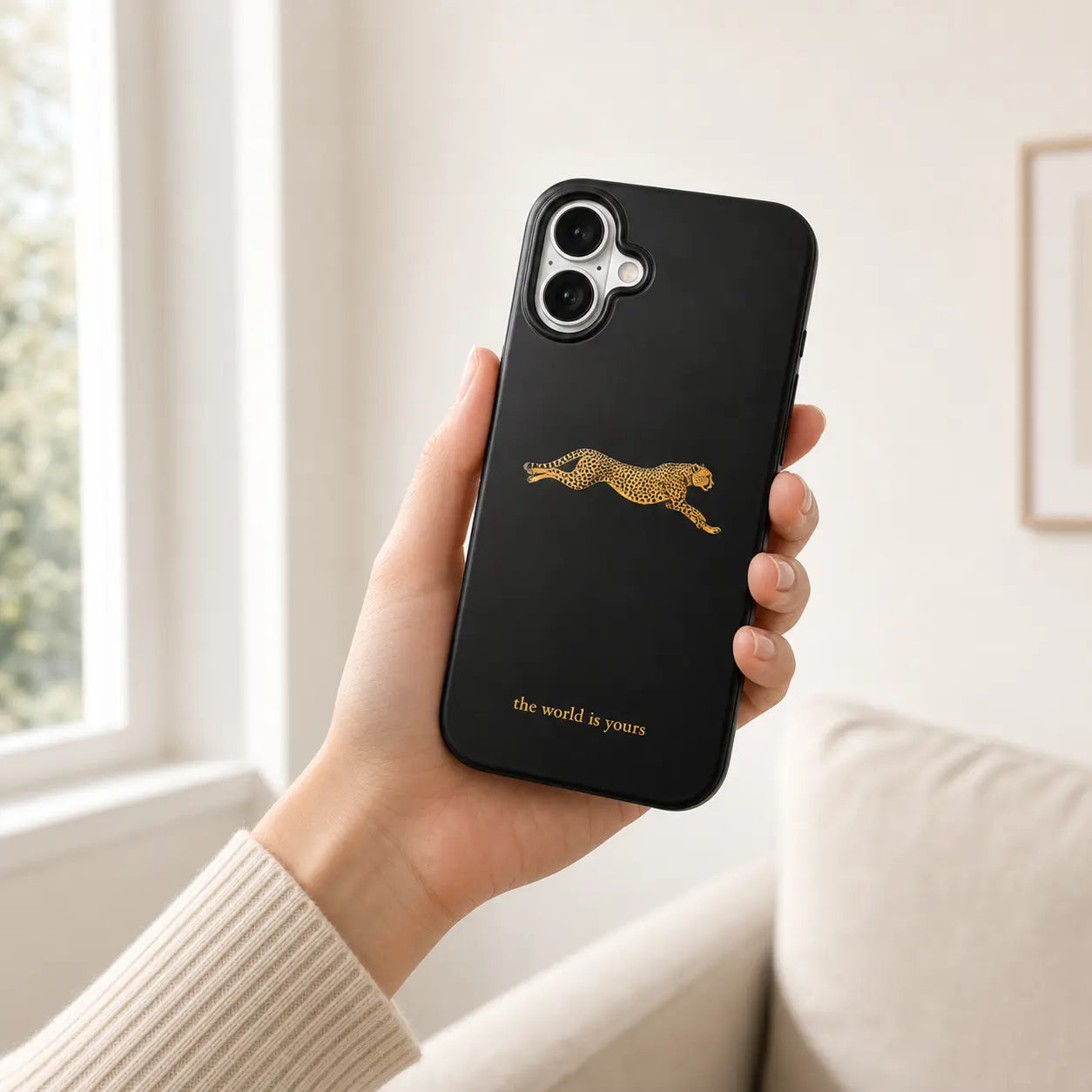 The World Is Yours (Black) Phone Case mimocase