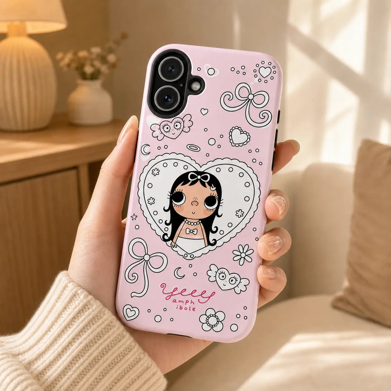 BIG EYES COMIC GIRL PHONE CASE QT41 mimocase