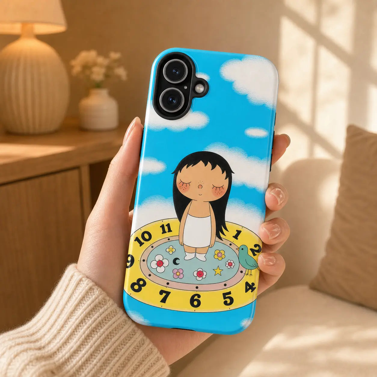 BIG EYES COMIC GIRL PHONE CASE QT40 mimocase