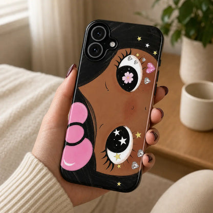 BIG EYES COMIC GIRL Handyhülle QT30 MIMOCASE