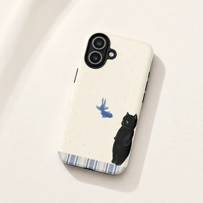 Stargazing Black Cat Phone Case mimocase
