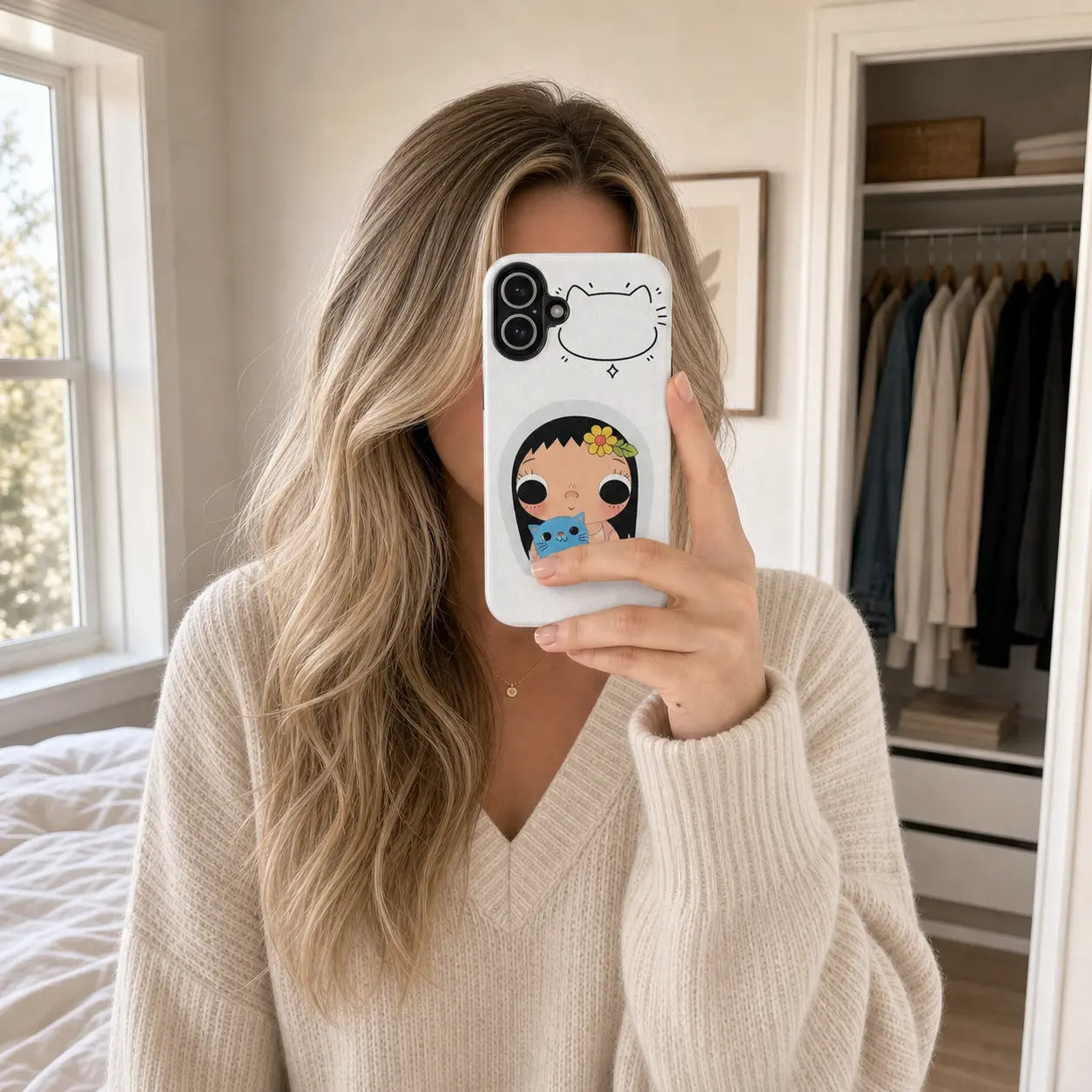 BIG EYES COMIC GIRL PHONE CASE QT42 mimocase