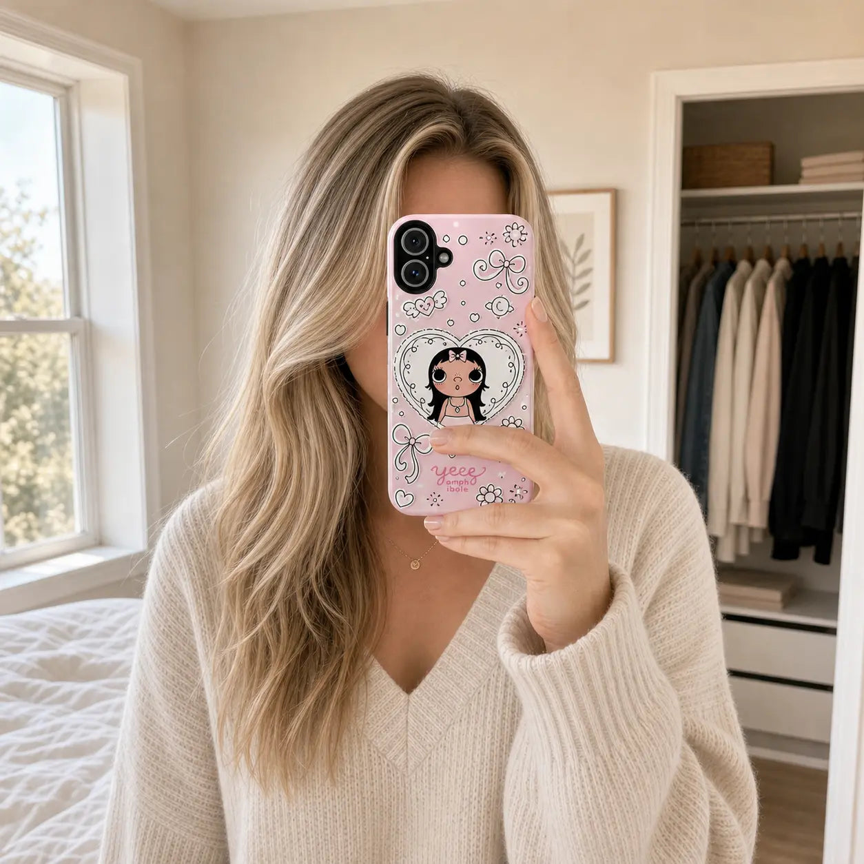 BIG EYES COMIC GIRL PHONE CASE QT41 mimocase