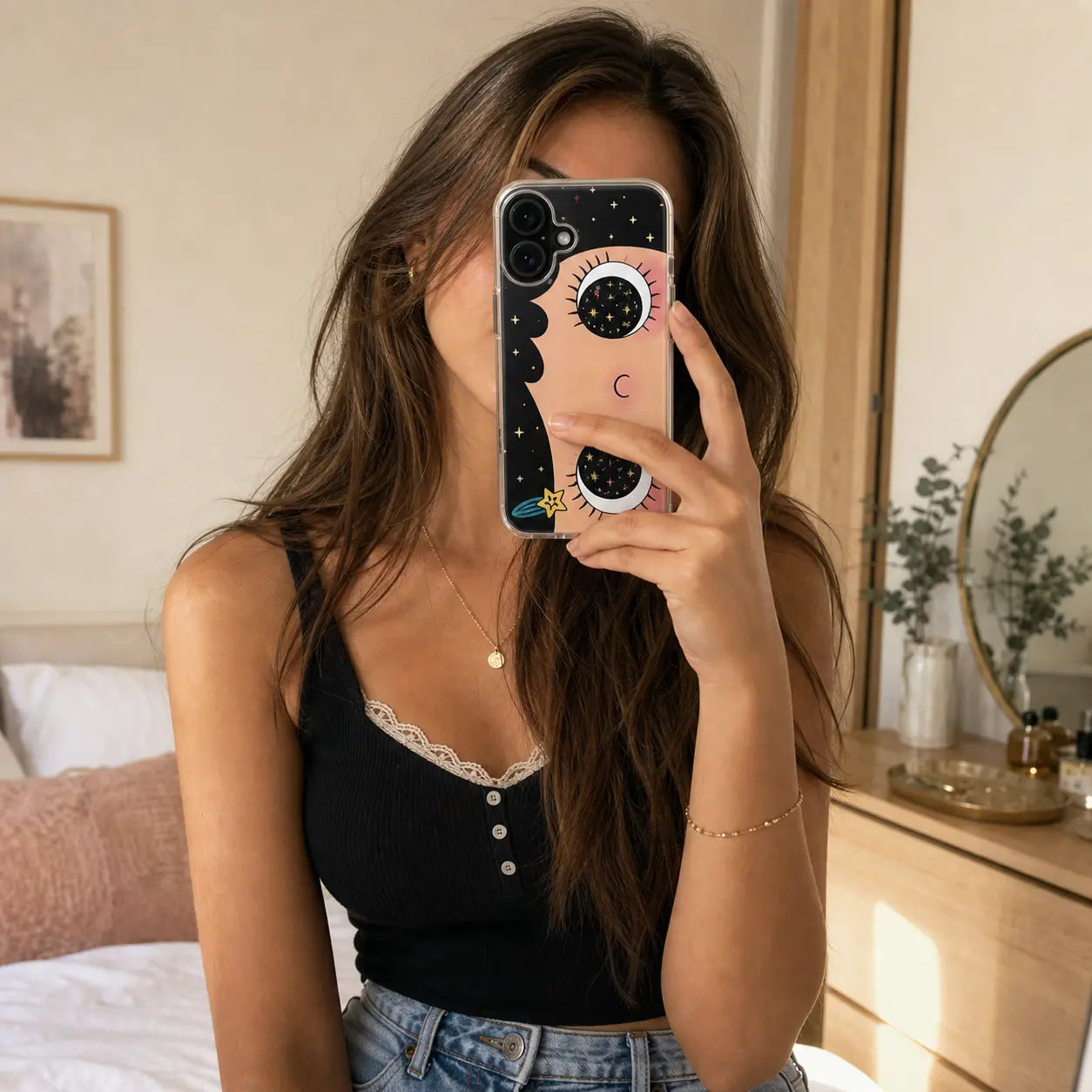 BIG EYES COMIC GIRL PHONE CASE QT29 mimocase