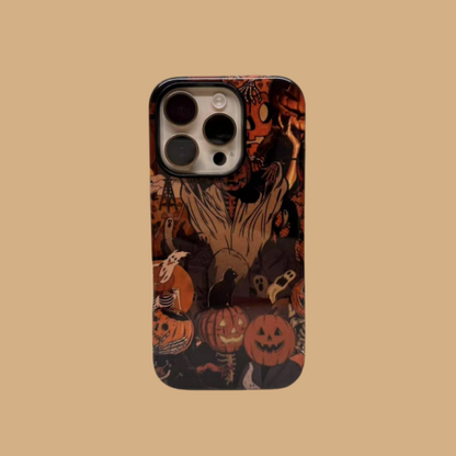 CAT ON PUMPKIN PHONE CASE