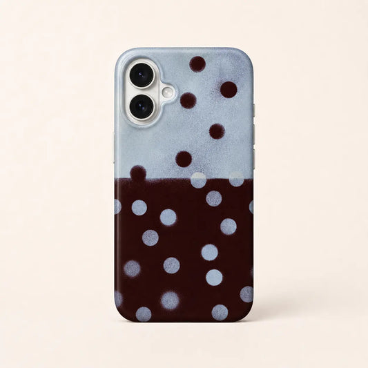 Dark Brown Polka Dot Phone Case mimocase